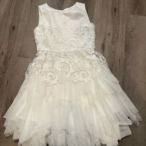 Girls flower girl formal dress